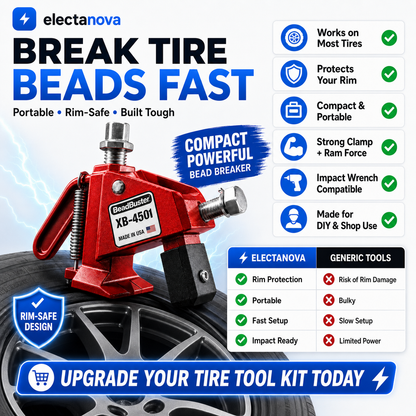 #1 USA-Made Portable Bead Breaker + Free Pro Tire Repair Kit